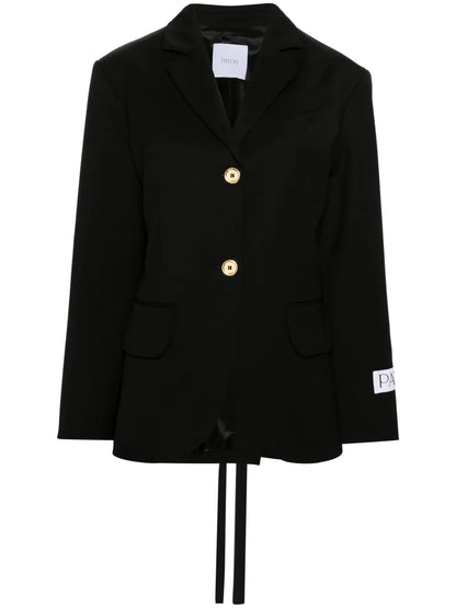 Single-Breasted Belted Blazer