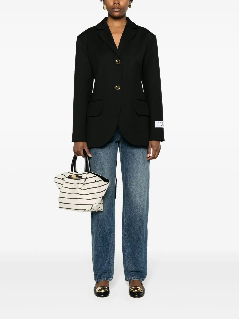 Single-Breasted Belted Blazer