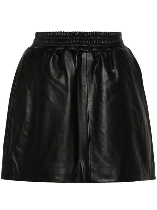 Mare Leather Skirt