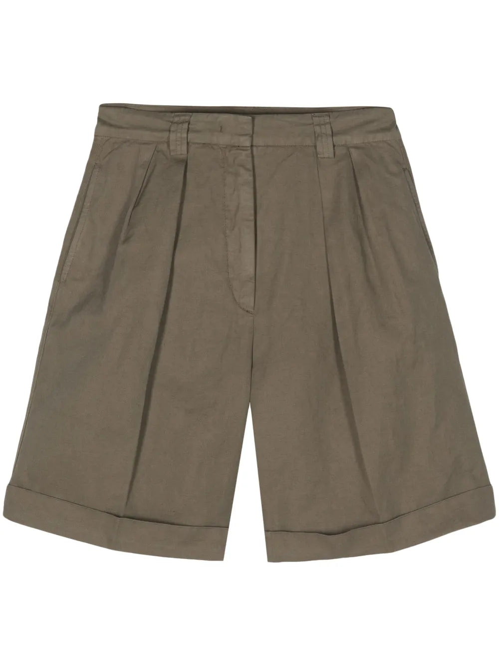 Pleated Chino Shorts
