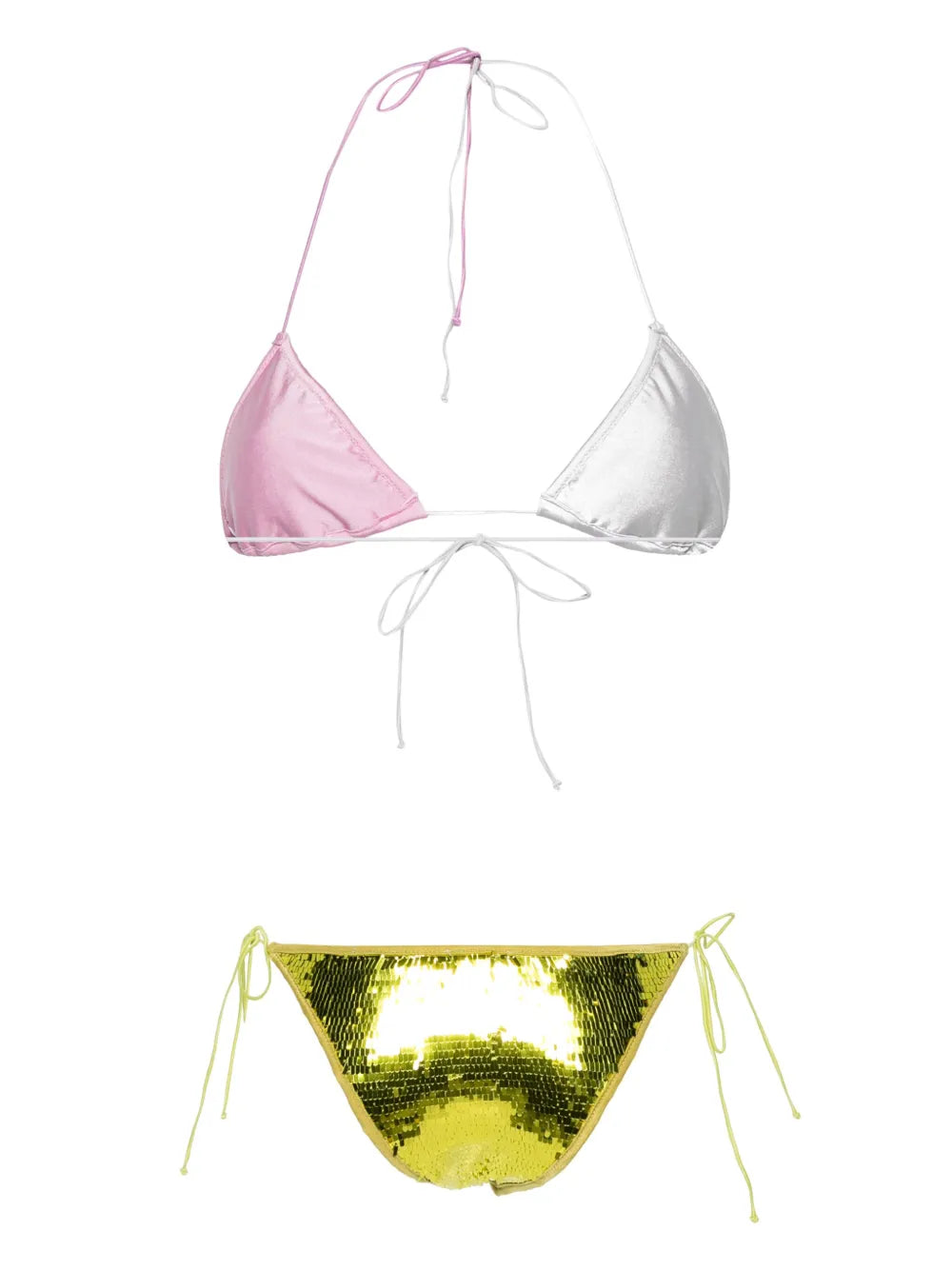 Sequinned Triangle Bikini