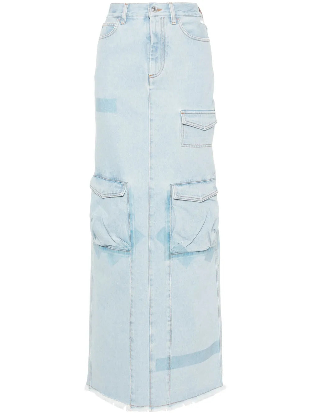 Cargo Denim Skirt