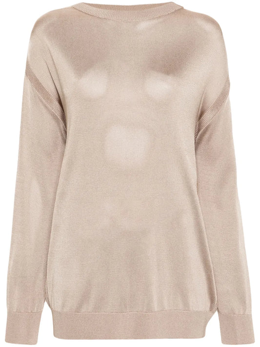 Long-Sleeves Cut-Out Jumper