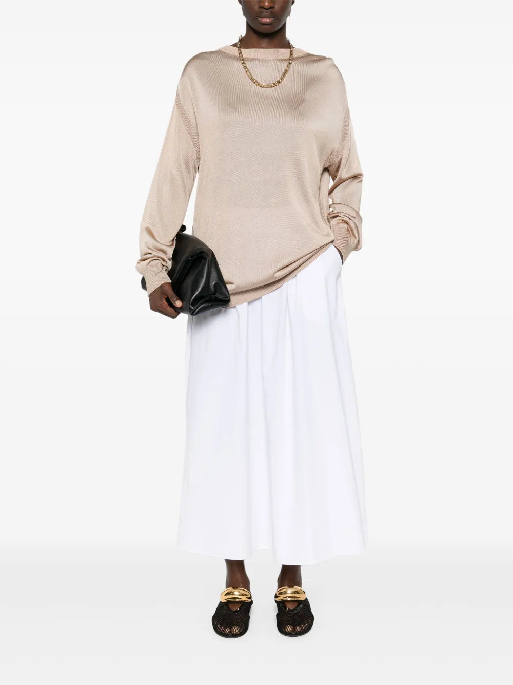 Long-Sleeves Cut-Out Jumper