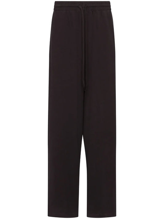 Wide-Leg Cotton Trousers