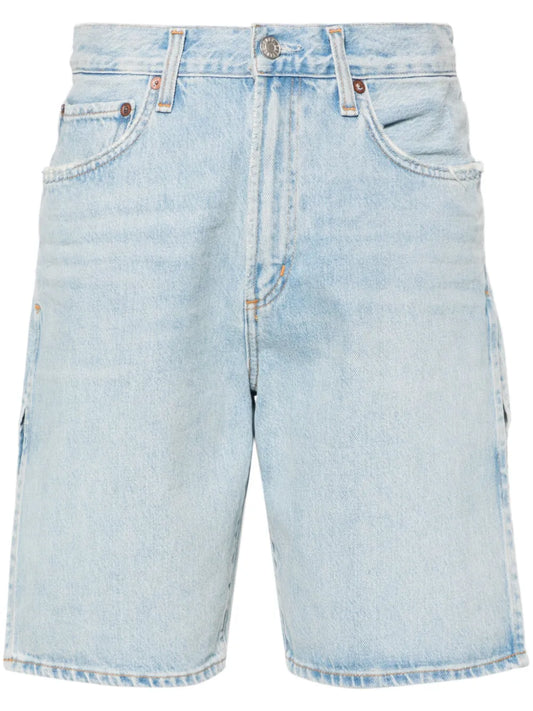 Vida High-Rise Denim Shorts