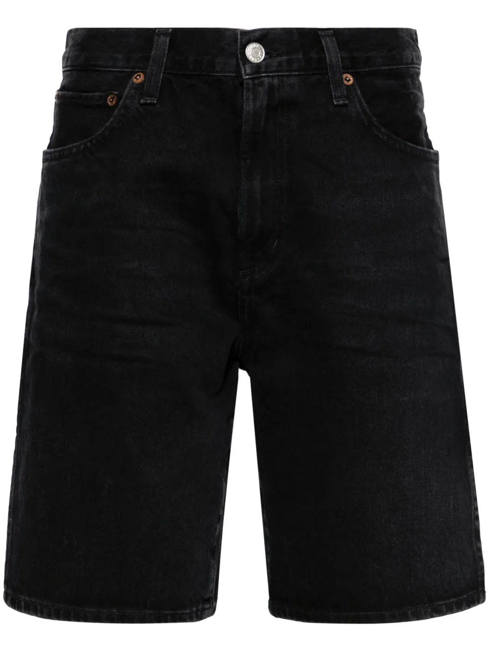 Vida High-Rise Denim Shorts