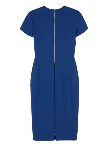 Round-Neck Midi Dress
