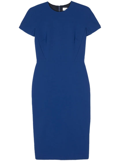 Round-Neck Midi Dress