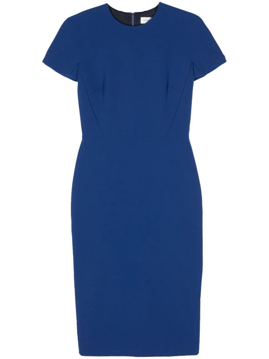 Round-Neck Midi Dress