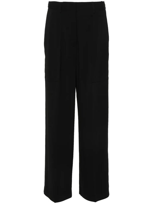 Cady Straight-Leg Trousers