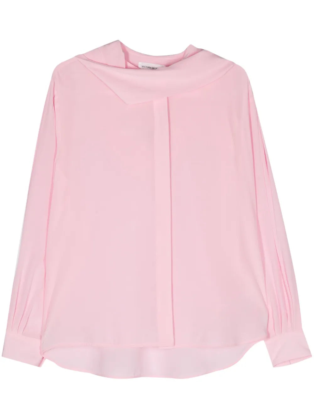 Silk Hooded Blouse