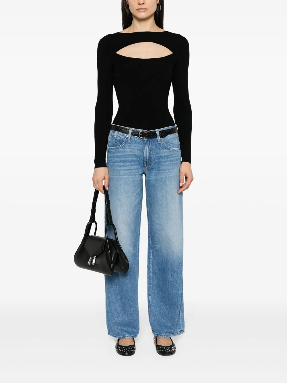 Cut-Out Ribbed Top