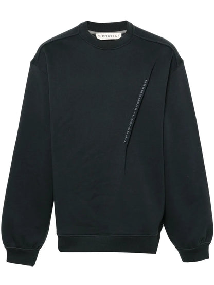 Pinched Logo Cotton Sweatshirt