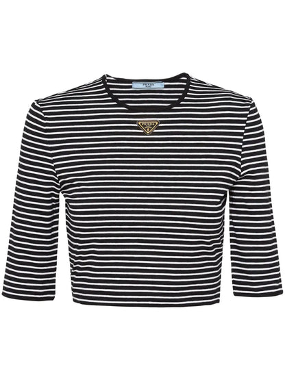 Striped Jersey Top