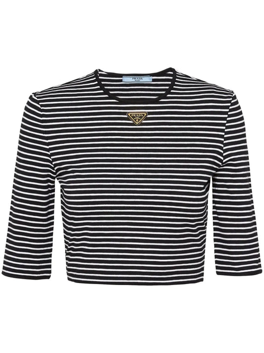 Striped Jersey Top