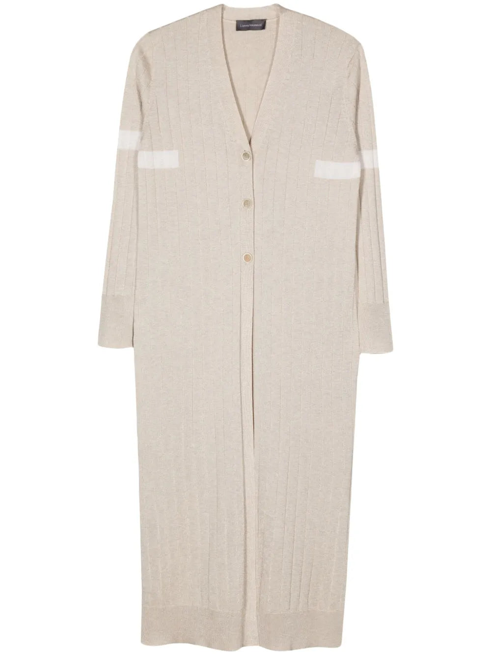 Long Ribbed Cardi Coat