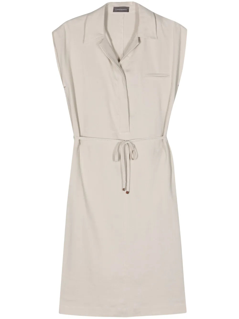Belted Midi Shirt Dress
