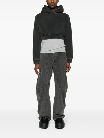 Heavy Cropped Hoodie