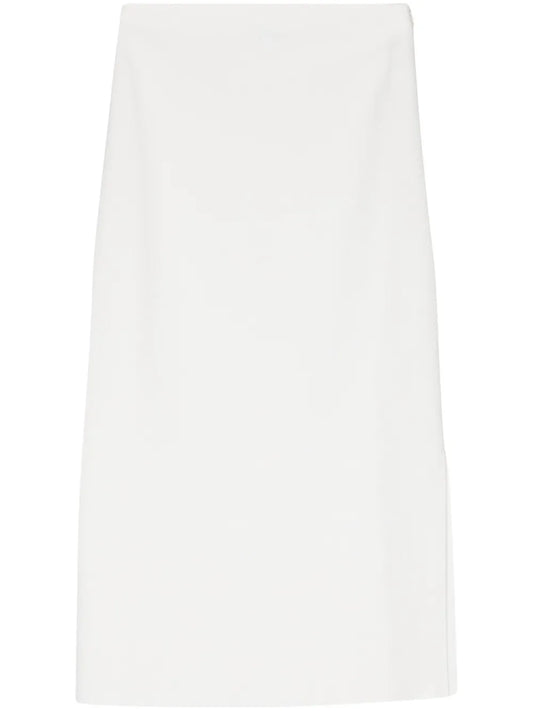 Ribbed-Knit Pencil Skirt