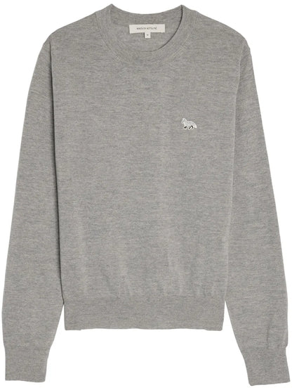 W Baby Fox Patch Regular Jumper