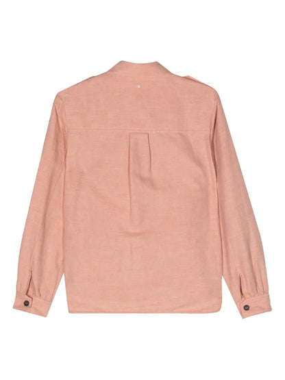 Classic-Collar Long-Sleeve Shirt