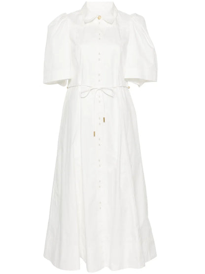 Pivotal Tie Midi Dress