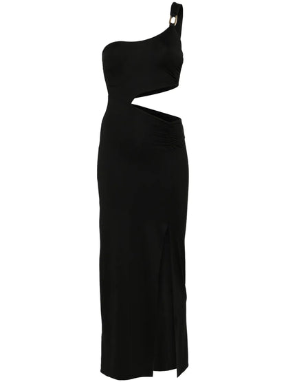Cut-Out Jersey Maxi Dress