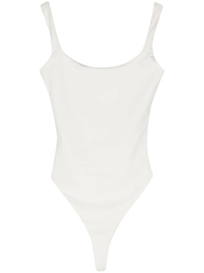 Square-Neck Sleeveless Bodysuit