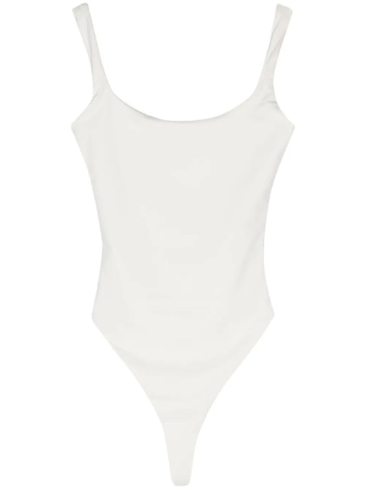 Square-Neck Sleeveless Bodysuit
