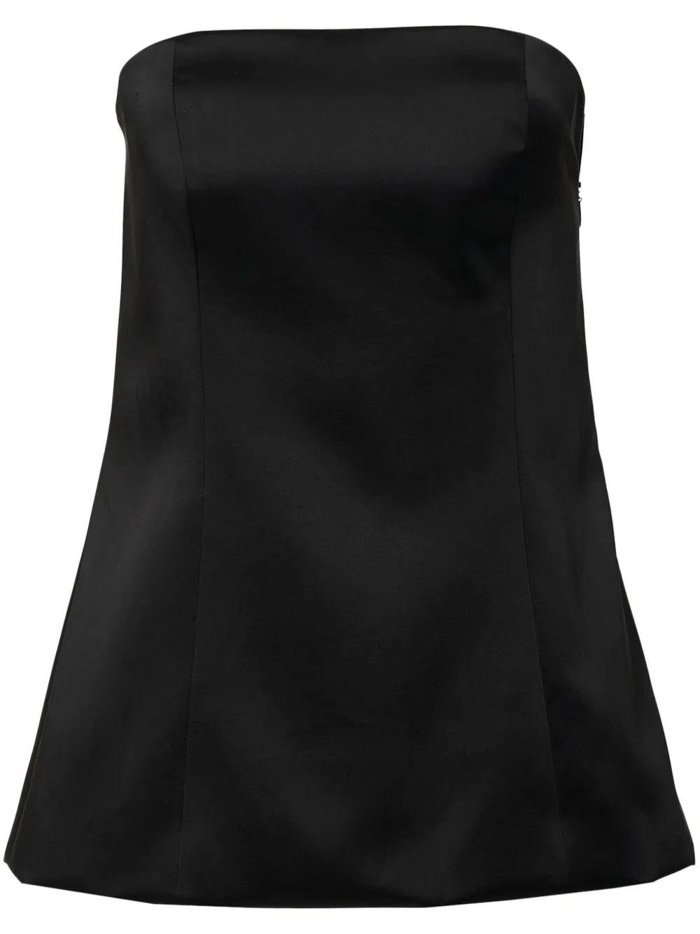 Satin Strapless Top