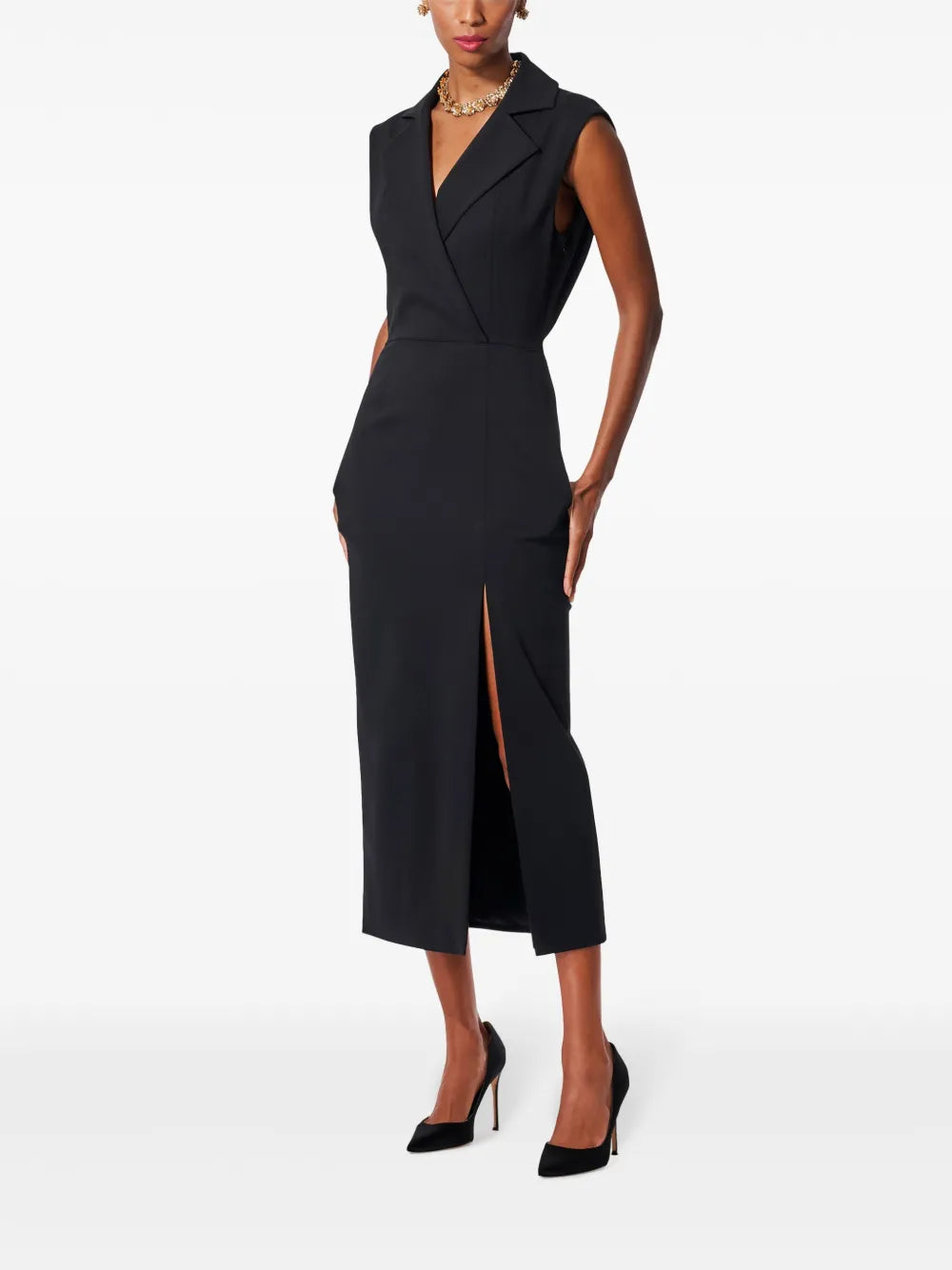 Sleeveless Trench Dress