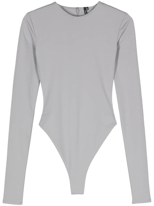 Round-Neck Long-Sleeved Bodysuit