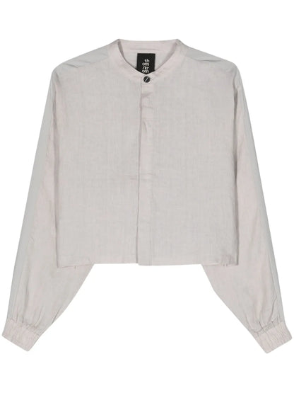 Cropped Linen Shirt