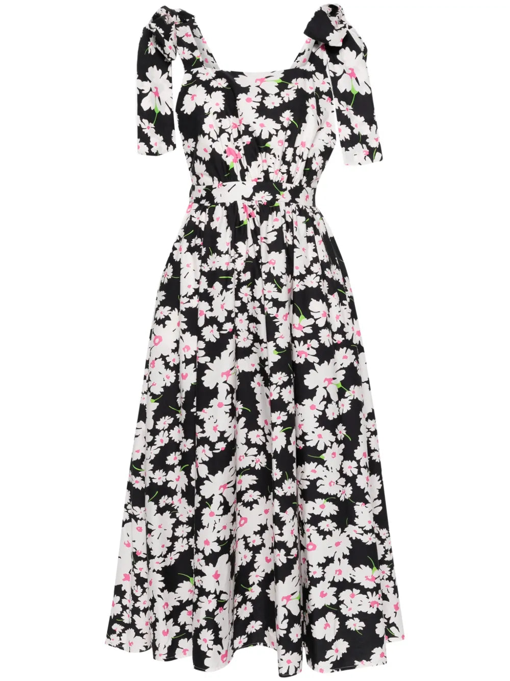 Floral Cotton Midi Dress