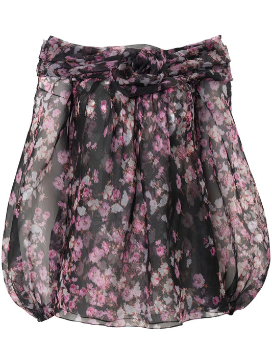 Floral-Print Off-Shoulder Top