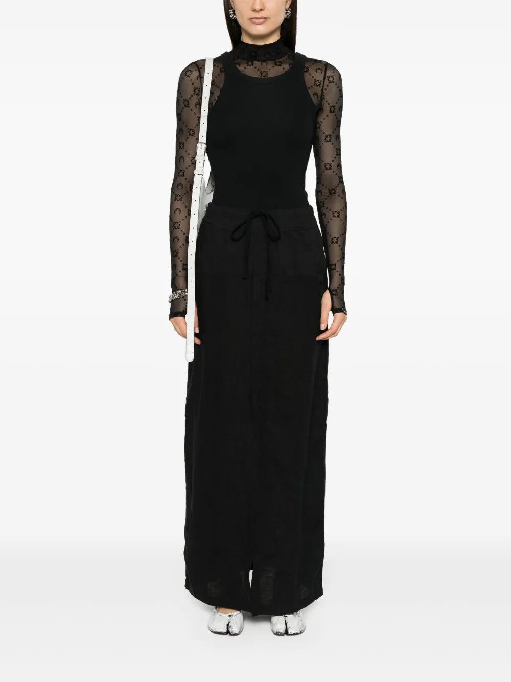 W Sk 83 Linen Maxi Skirt