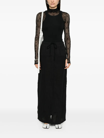 W Sk 83 Linen Maxi Skirt