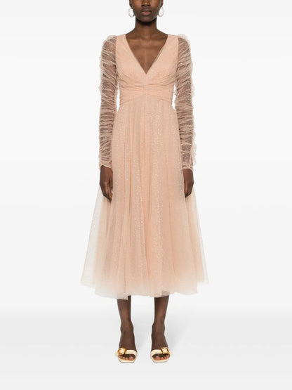 Point-D'Esprit Tulle Dress