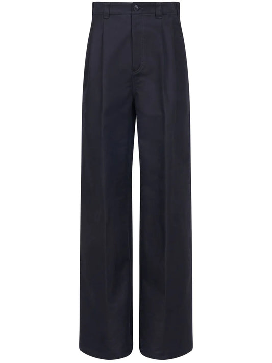 Wide-Leg Tailored Trousers