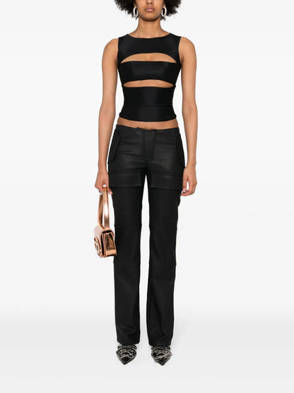 Flared Cargo Pants