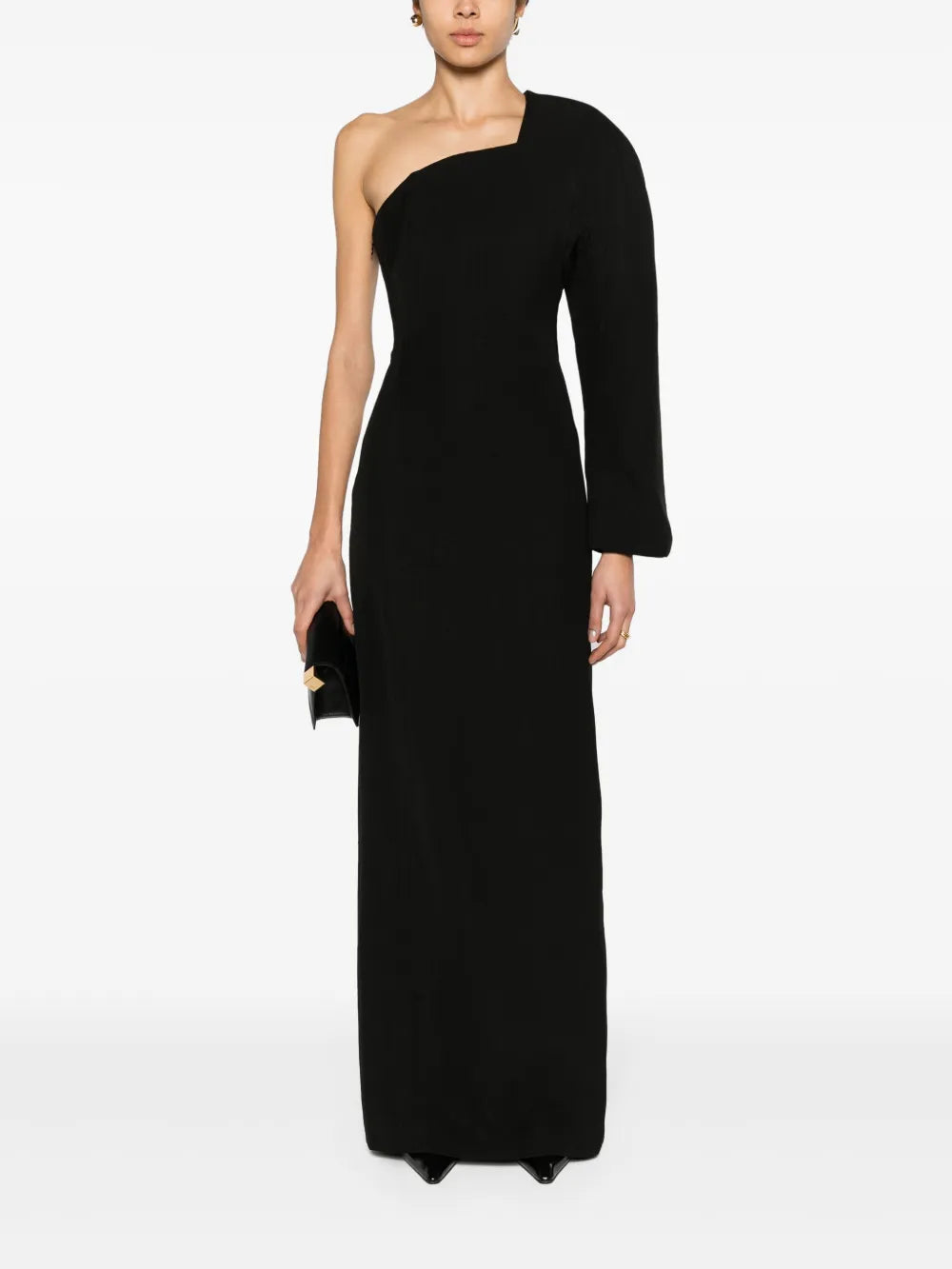 La Robe Pablo One-Shoulder Maxi Dress