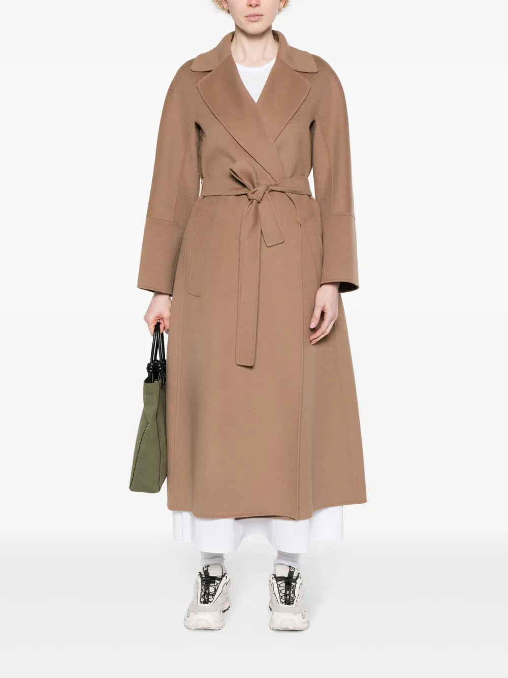 Belted Virgin Wool Coat