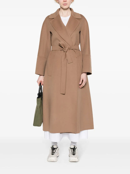 Belted Virgin Wool Coat