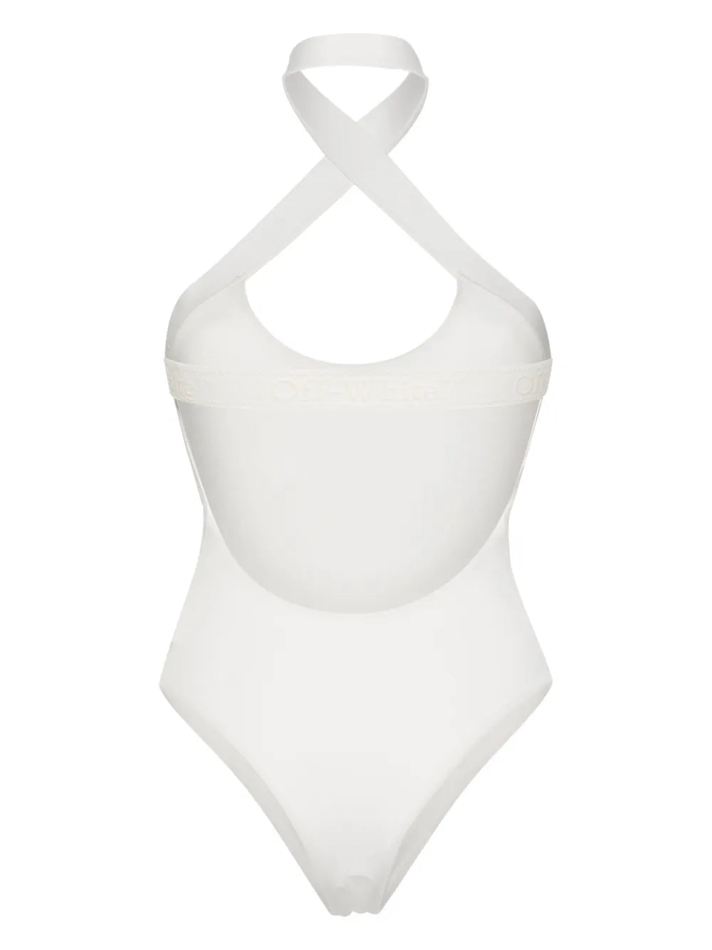 Halterneck Open-Back Swimsuit