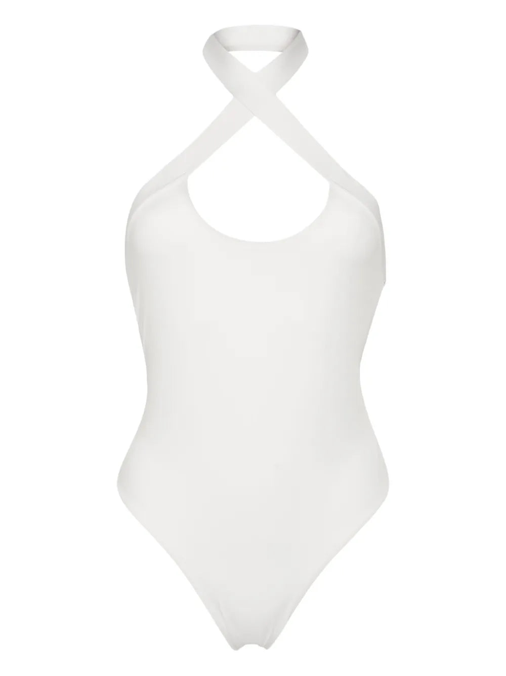 Halterneck Open-Back Swimsuit