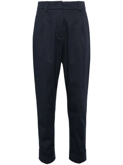 Cuffed Tapered Trousers