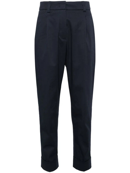 Cuffed Tapered Trousers