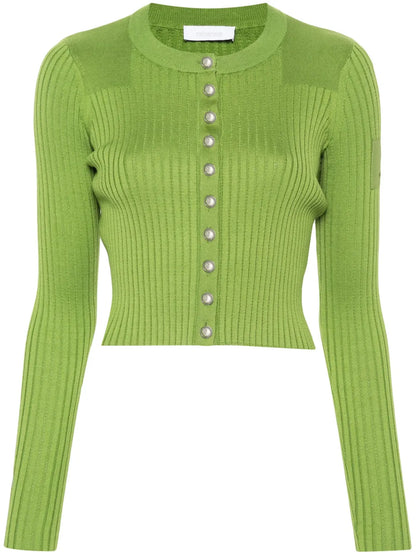 Button-Up Cotton Cardigan