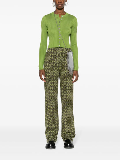 Button-Up Cotton Cardigan